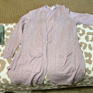 Lilac Old Navy cardigan